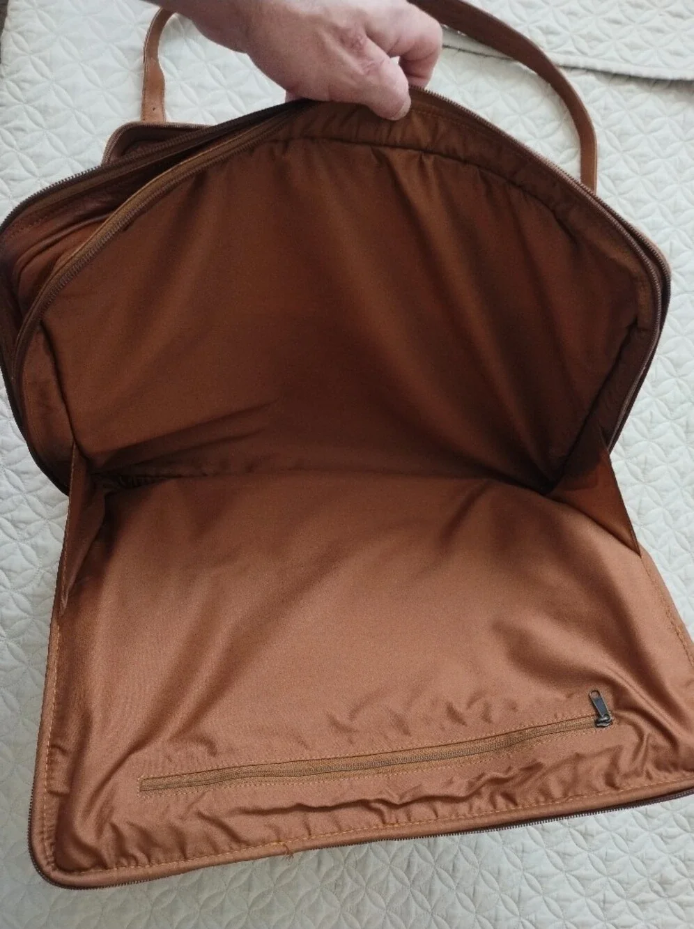 Piel Leather Vintage Colombian Duffel Travel Overnight Bag Weekender Early 90s